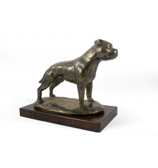 Staffordshire Bull Terrier figurka na drewnie Art-Dog